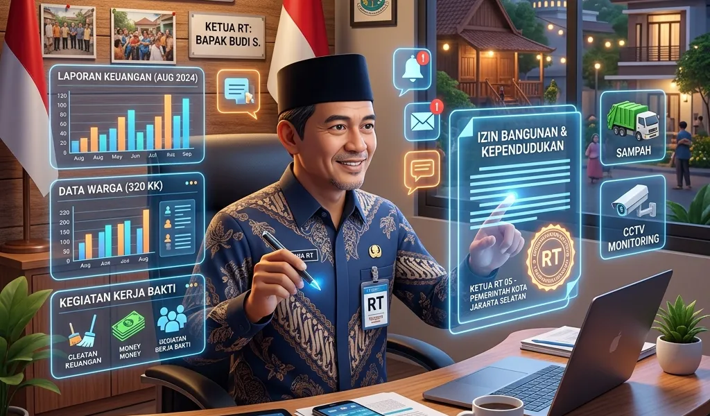 Tugas Ketua RT dalam Administrasi Warga dan Tata Kelola Lingkungan